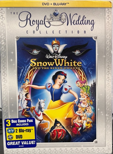 Snow White And The Seven Dwarfs - 2 Discos: Blu-ray & Dvd 