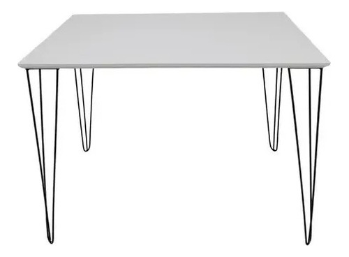 Mesa Aparador 110x50cm Retangular Base Metal Harpin 