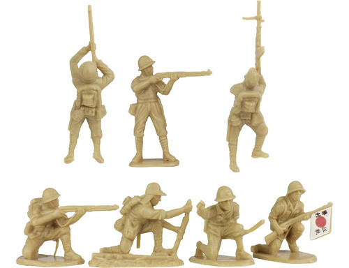 Bmc Ww2 Iwo Jima Plastic Army Men - Isla, Tanks Soldados 72