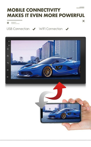 Radio Android 10.1 Gps Bluetooth Wifi 7 + Camara Retroceso