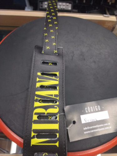 Imagen 4 de 10 de Correa Tijuana Modelo Eco Nirvana Para Guitarra O Bajo