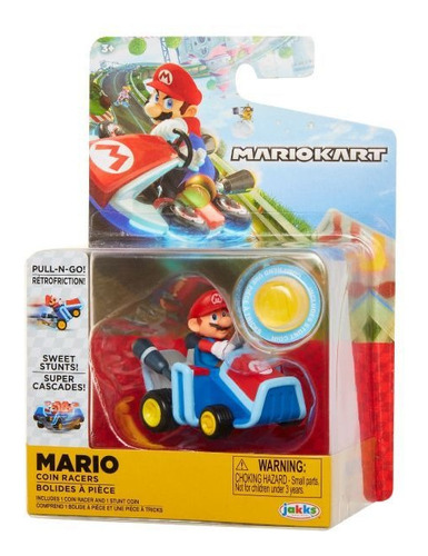 Mario Mini Carrito De Friccion Mario Kart Jakks Pacific