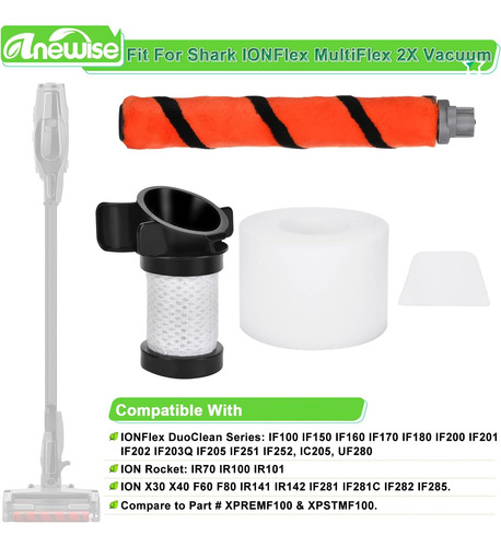 Filtro De Repuesto Para Shark Ion Flex Duo Clean If100 F8...