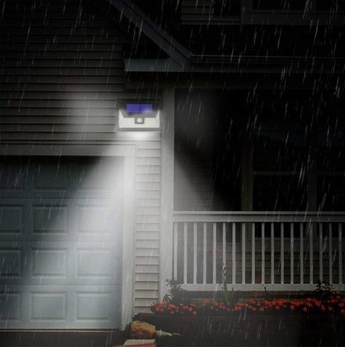 Imagen 5 de 9 de Reflector Led Sensor Movimiento Exterior 30w Luz Fria 220v
