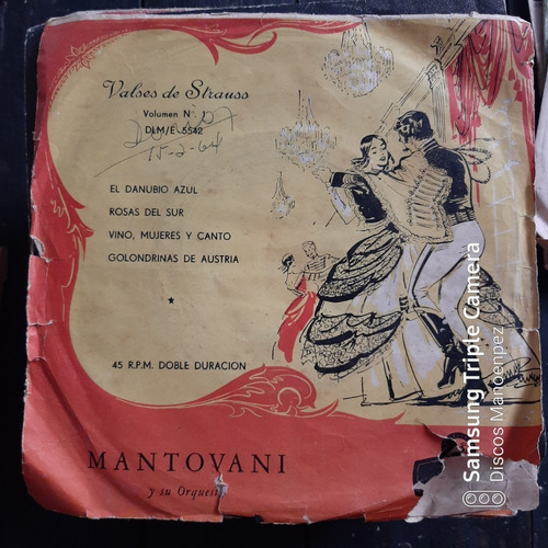 Simple Sobre Mantovani Valses De Strauss London C14