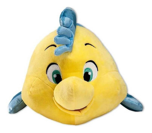 Pelúcia Linguado 35 Cm A Pequena Sereia Disney - Fun F0001-1 Cor Amarelo