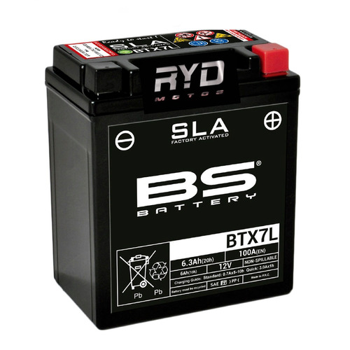 Bateria Btx7l = Ytx7l-bs Honda Cbr 300 R Bs Battery