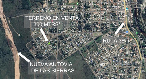 Sanchez Berenguez Servicios Inmobiliarios Ofrece A La Venta Hermoso Lote De 300 Metros En Santa Maria De Punilla 