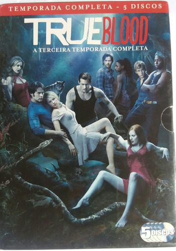 Box Dvd True Blood 3ª Temporada Completa [5 Discos] Lacrado