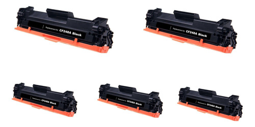 Kit 5x Toner Compatível Cf248a 48a 248a M15a M15w M28a M2