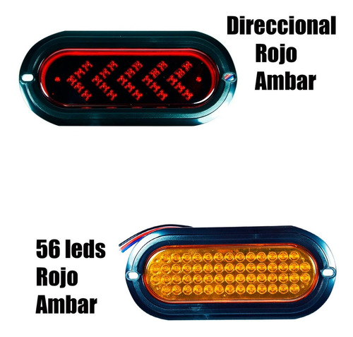 Plafon Rectangular Estrobo Rojo De Led Varios Modelos Dahua