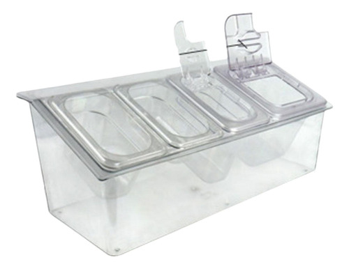 Servidor De Condimentos Refrigerados, Soporte Para