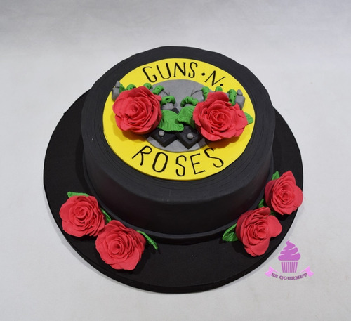 Torta Guns N' Roses - Tortas Para Eventos - Cumpleaños