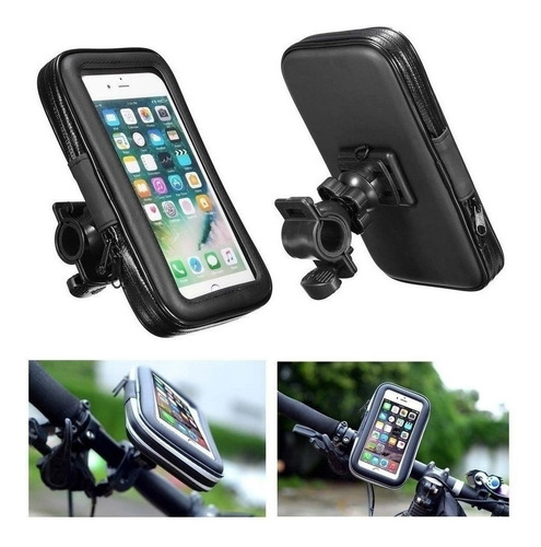 Imagen 4 de 6 de Porta Celular Gps Moto Funda Pantalla Tactil Motoscba P
