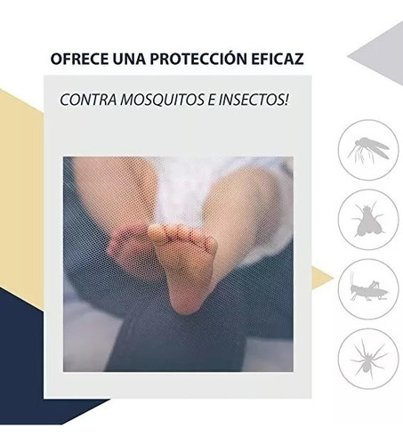 Mosquitero D Tul Apto Cunas Y Cama D Hasta 2 Plazas Proteje Blanco