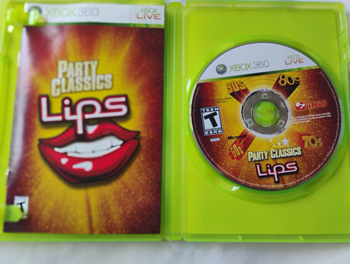 Lips: Party Classics Xbox 360 Juego Fisico (Usado)