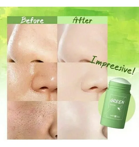 / Mascarilla Purificadora De Arcilla En Barra De Té Verde