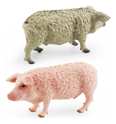 2 Juego De Figuritas De Cerdo, Colección De Regalos De