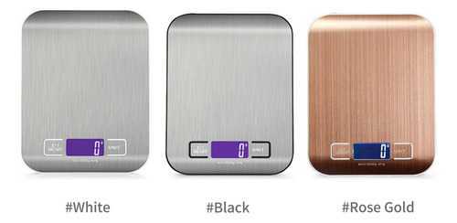 Bx Báscula De Cocina Digital De Acero Inoxidable De 22