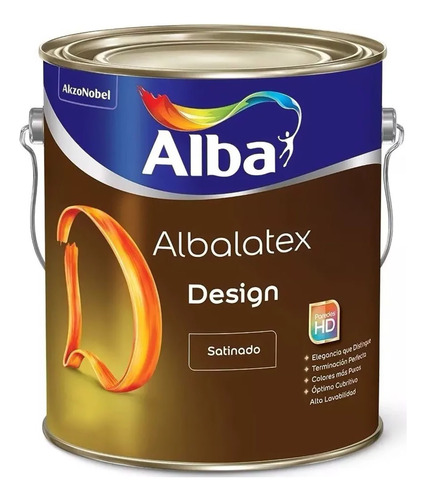 Albalatex Satinado Latex Interior Blanco 4 Lts Alba - Iacono