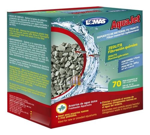 Repuesto Removedor Amoniaco Para Filtro Aquaclear 70