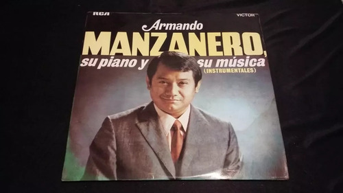 Armando Manzanero Su Piano Y Su Musica Instrumentales Lp 