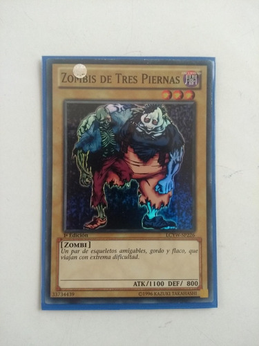 Yu-gi-oh! Three-legged Zombies 1a Edición Super