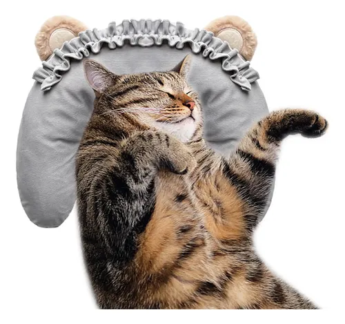 Almohada En Forma De U Para Gatos – Suave, Lavable Y Relajante (25x15 Cm, Varios Colores)