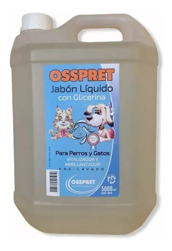 Shampoo Para Perros X 5 Litros Jabon Liquido