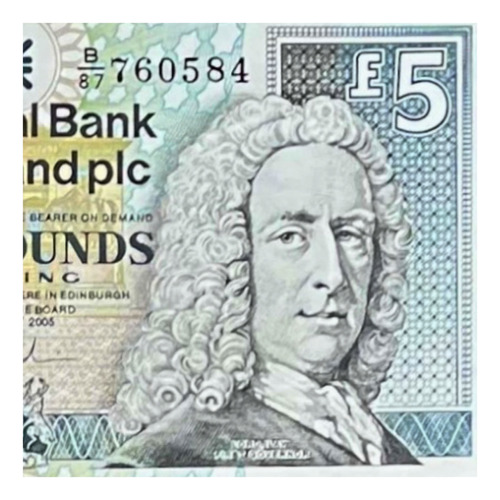Escocia - 5 Pounds - Año 2005 - P #352 - Europa