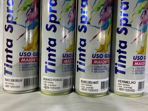 Pintura Aerosol Spray Esmalte Blanco Mate #1 400ml M62