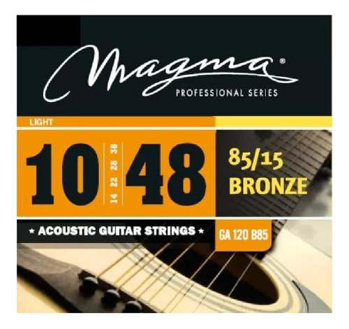 Magma Cuerdas Guit Acustica 0.10 Ga120b85 Bron/ Open-toys 53