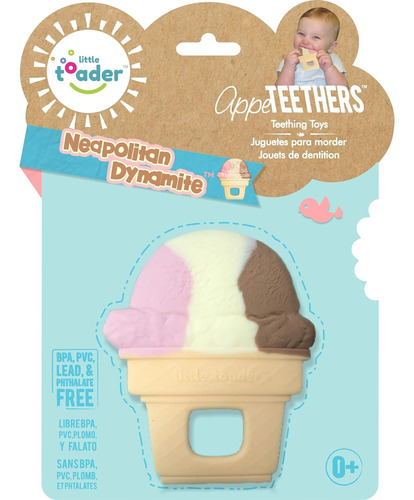 Mordedor Para Bebe Little Toader Ice Cream Neapolitan