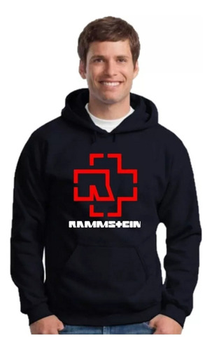 Buzo Canguro Rammstein - Hoodie - R01 Unisex