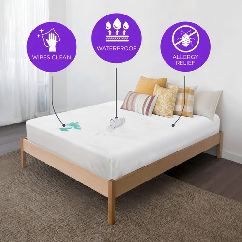 Protector Cubre Colchon Impermeable Hipoalergenic King