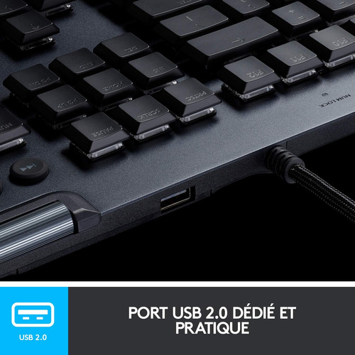 Logitech G815 Lightsync Rgb Teclado Gaming Mecánico Alámbric