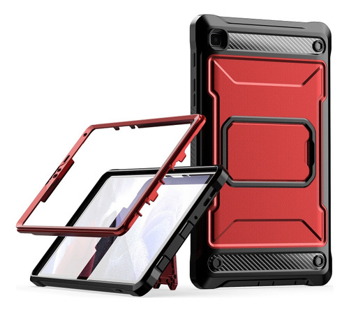 Funda Protectora De Tableta Roja Para Samsung Galaxy Tab A7
