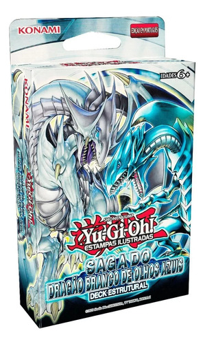 Yu Gi Oh Deck Saga Do Dragão Branco De Olhos Azuis Kaiba