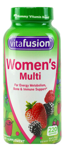 Multivitaminico En Gomita Para Mujer. Vitafusion Importado