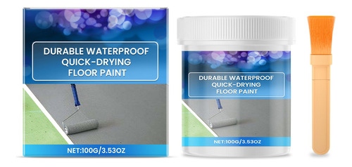 Pintura Para Pisos De Secado De 100 Ml, Revestimiento Imperm