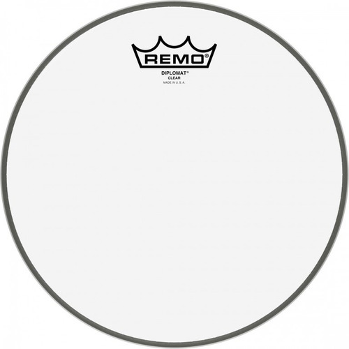 Imagen 1 de 4 de Parche Remo Diplomat Transparente 14 Para Tom O Resonante