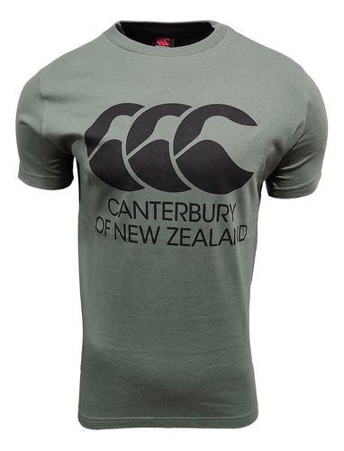 Remera Canterbury Algodon Of New Zealand Verde Oliva