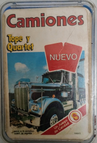 Cartas Tope Y Quartet Camiones