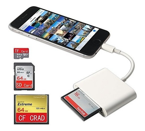 Cf Lector De Tarjetas Para IphoneipadiPad Pro Lightning Un L