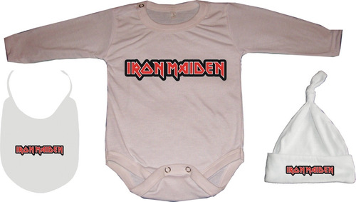 Ajuar Para Bebés Rock Iron Maiden