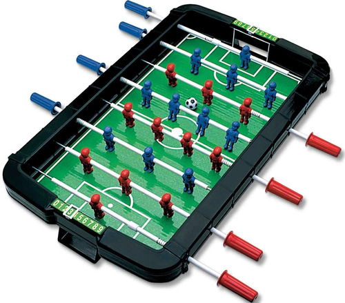 Imagem 1 de 6 de Jogo Pebolim Mesa De Futebol Infantil Braskit Criança