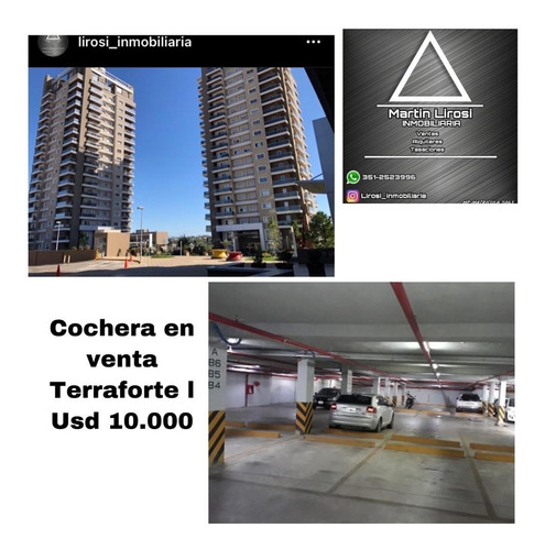 Alquilo Cochera Complejo Terraforte 1  Sagrada Familia Opcion De Venta