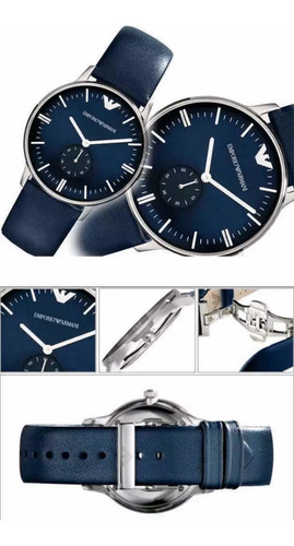 Relógio Emporio Armani Clássico Ar1647 Blue Original