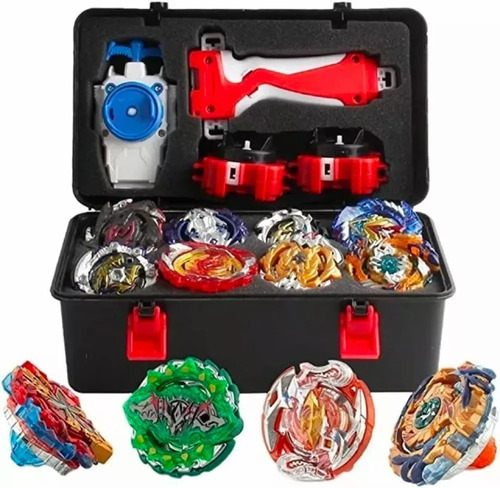 Bayblades 12 Estilos Metal Fusion Beyblades Set Storage Box