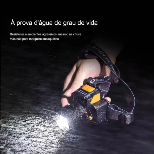 Y Linterna Frontal Impermeable Linterna Frontal Fuerte Y